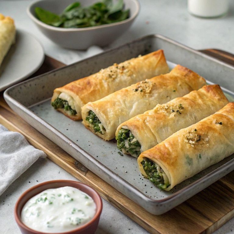 لقمه اسفناج پنیر